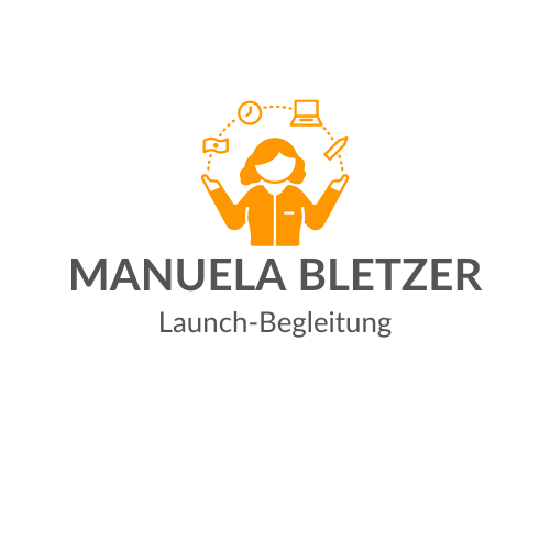 Logo Manuela Bletzer mit Launchbegleitung